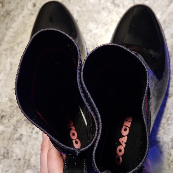 Coach sock rain boot 9.5 - Picture 9 of 9